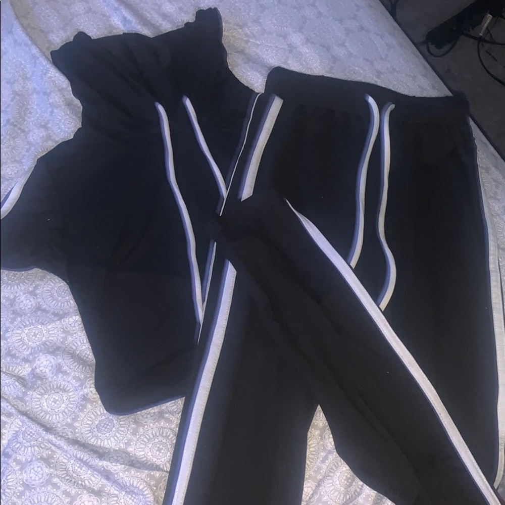 Crop Top and Legging Set